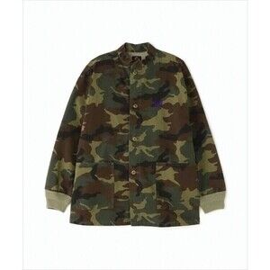 Needles Camo-Patterned Military-Inspired Jacket With Ribbed Cuffs - NWT